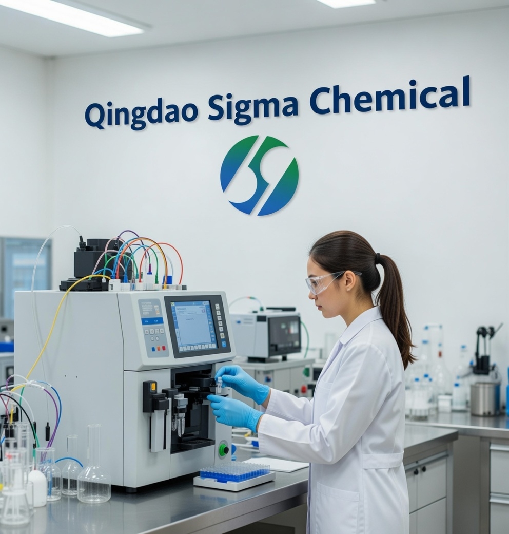 QSC scientist performing quality analysis